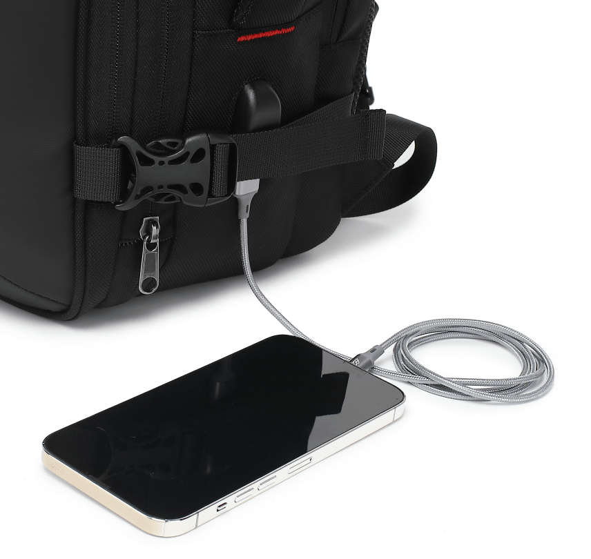 Premium laptop backpack bag with external usb port